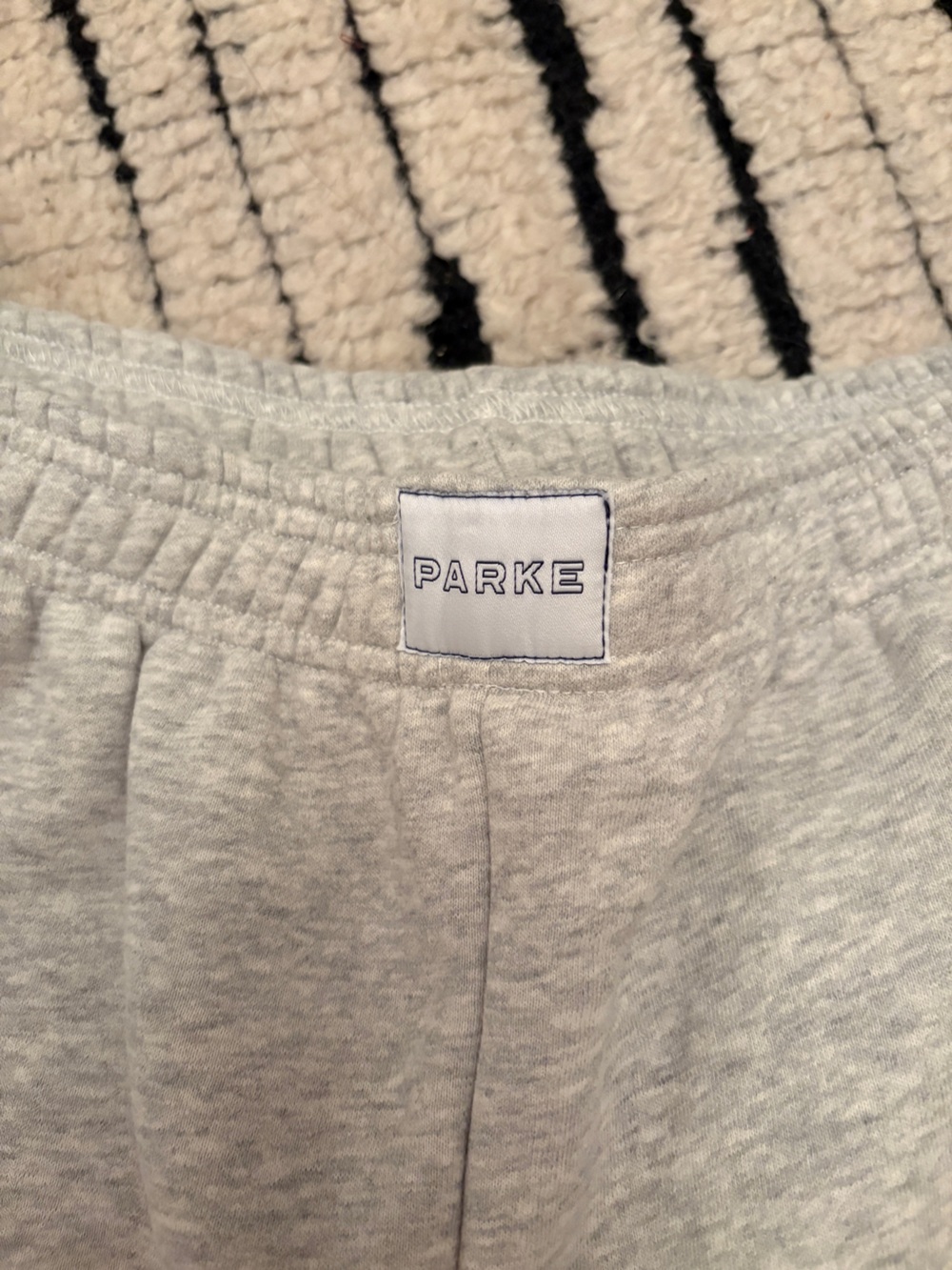 Parke Women's Wide Leg Sweatpants in Heather Gray